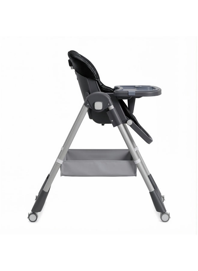 Burbay Premium Adjustable Baby High Chair - 8 Height Levels & Foldable Design - Image 4