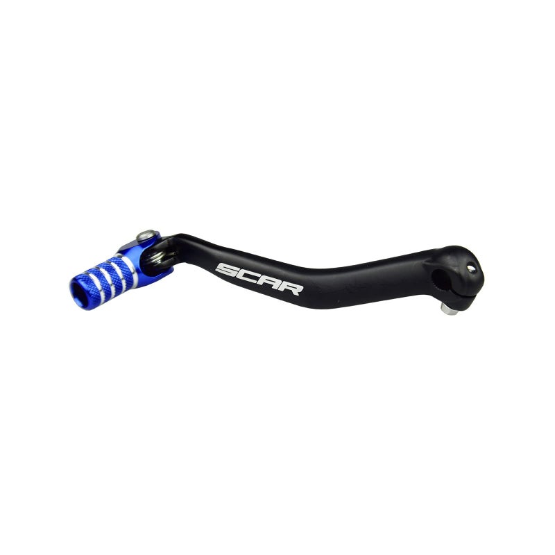 SCAR Folding Gear Shift Lever Shifter Pedal Forged Compatible with Yamaha YZ YZX 125 250 YZ125 YZ250 0526 Fantic XX XE 125 250 2226 Blue - Image 2