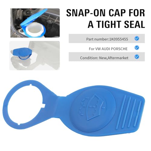 GZYF Windshield Washer Fluid Reservoir Cap Reservoir Cover Lid for VW for Audi for Porsche 1K0955455 - Image 3