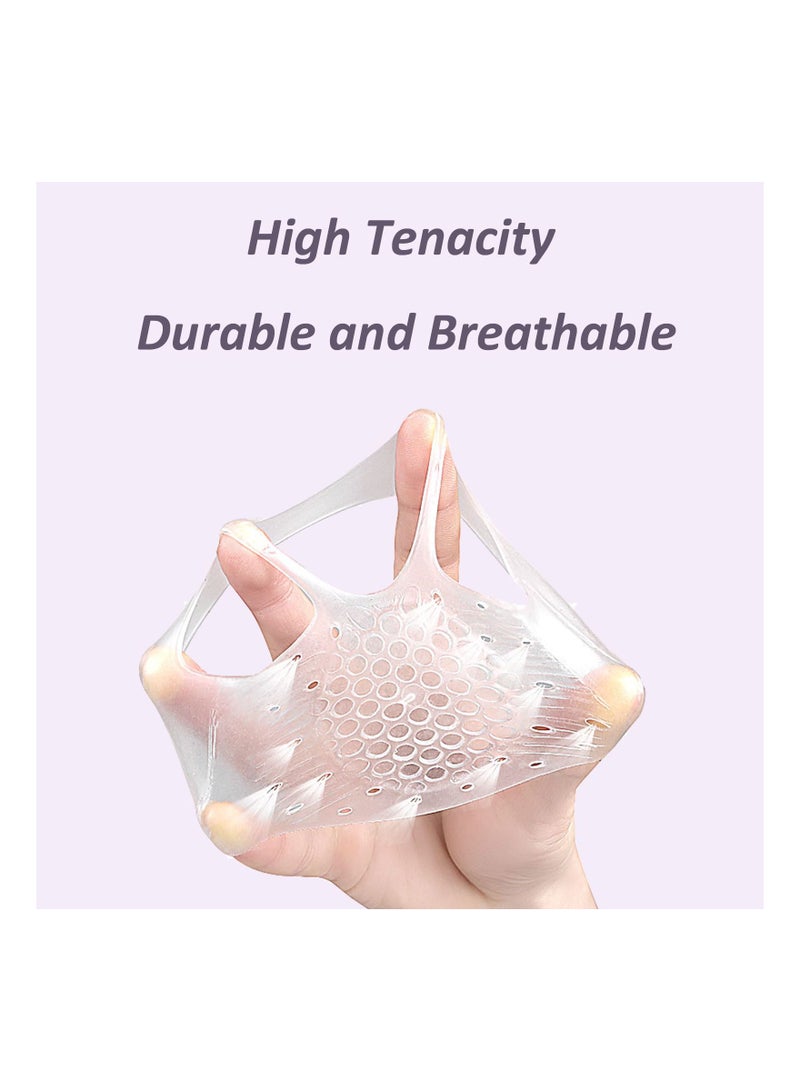 Metatarsal Pads for Women Mens 3 Pairs, Upgraded Extra Thickness Reusable Silicone Gel Metatarsalgia Cushions Foot Pads Ball of Foot Pain Relief, Ball of Foot Cushions for Women