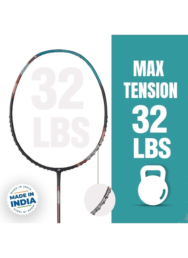 Yonex - Badminton Racquet Astrox Attack 9 Gun Metal Grey G4 4U(Made in India) - Image 1