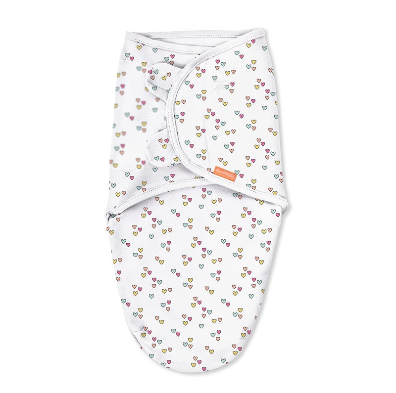 SwaddleMe Original Swaddle - Size Small/Medium, 0-3 Months, 3-Pack (Baby Hearts) Easy to Use Newborn Swaddle Wrap Keeps Baby Cozy and Secure and Helps Prevent Startle Reflex - Image 5