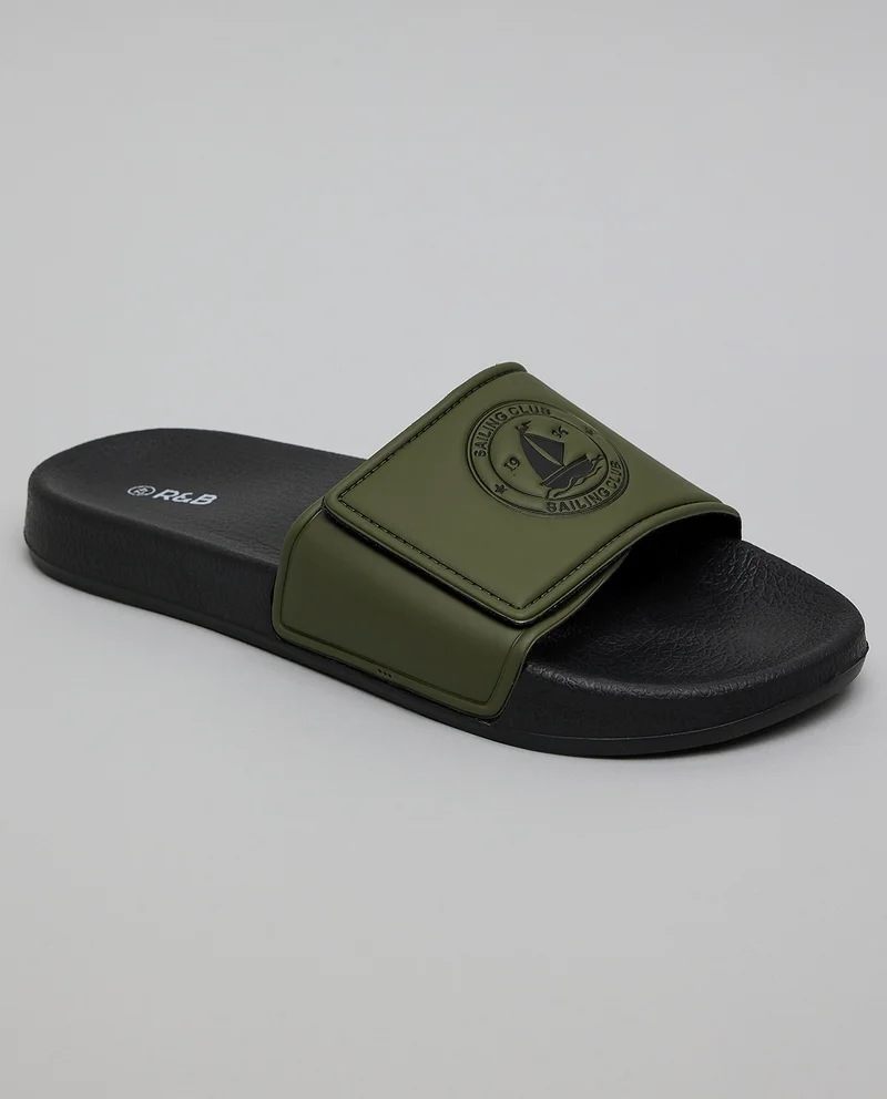 R&B Debossed Slides