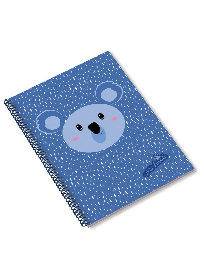Ambar 1-Piece A4 Size PP Cover Notebook Single Lined Ruling Assorted Designs - Image 5