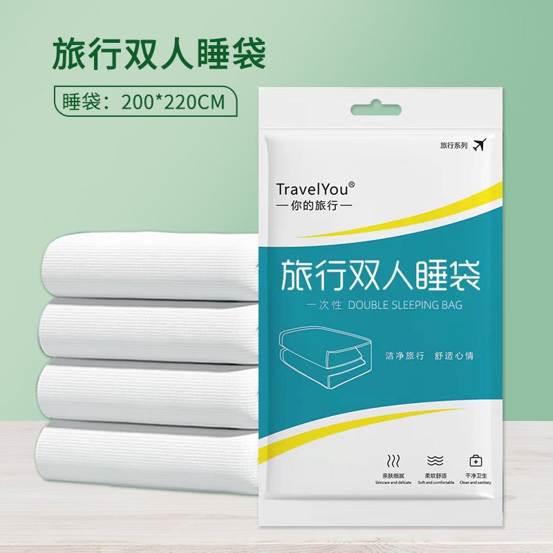 Clean Disposable Bed Sheet Set Double sleeping bag 
