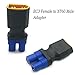 FLY RC 4pcs Male XT60 to Female EC3 Adapter No Wires EC3 Female to XT60 Plug Male Wireless Connector for RC FPV Drone Car Lipo NiMH Battery Charger ESC - Image 2