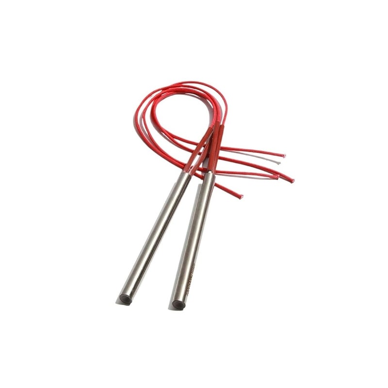 خرطوشة سخان 380 فولت 300 واط 10x120 مم 201 عنصر تسخين كهربائي من الفولاذ المقاوم للصدأ 2 قطعة - Image 2