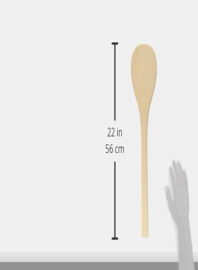 TKG遠藤商事 Endo Shoji BSP01054 Takahashi Industrial Round Spatula, 21.3 inches (54 cm), Beech Wood, Made in Japan - Image 3
