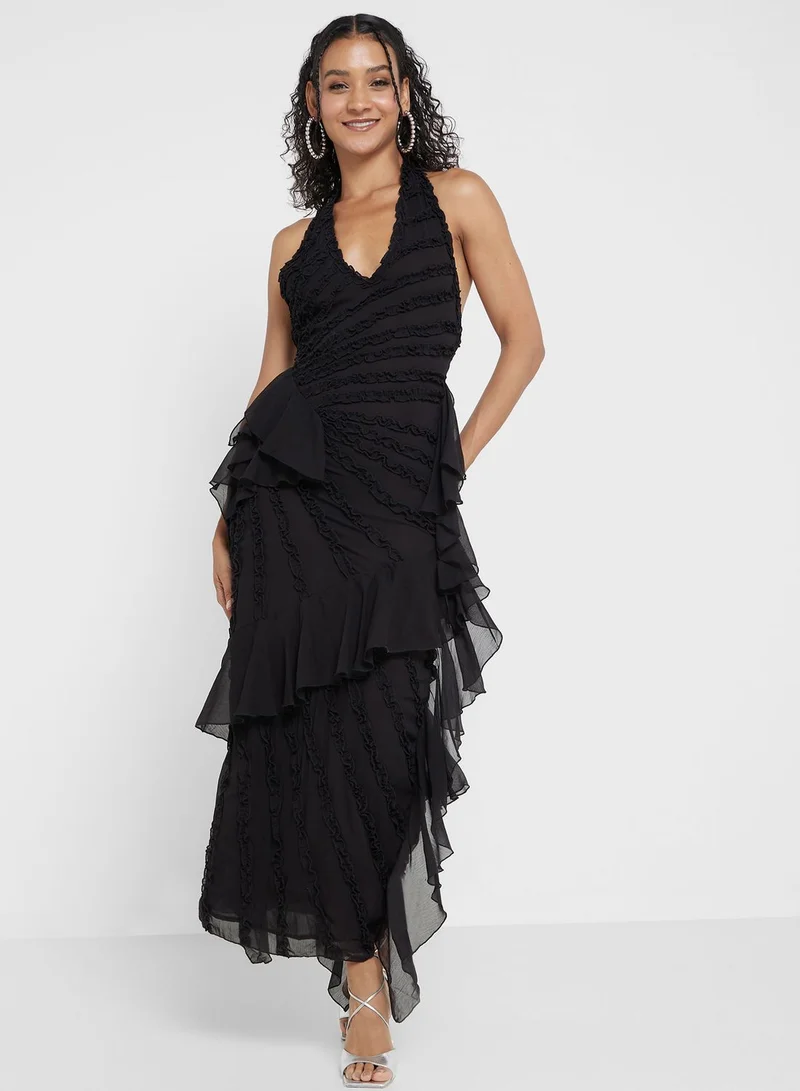 TOPSHOP Tiered Ruffle Dress