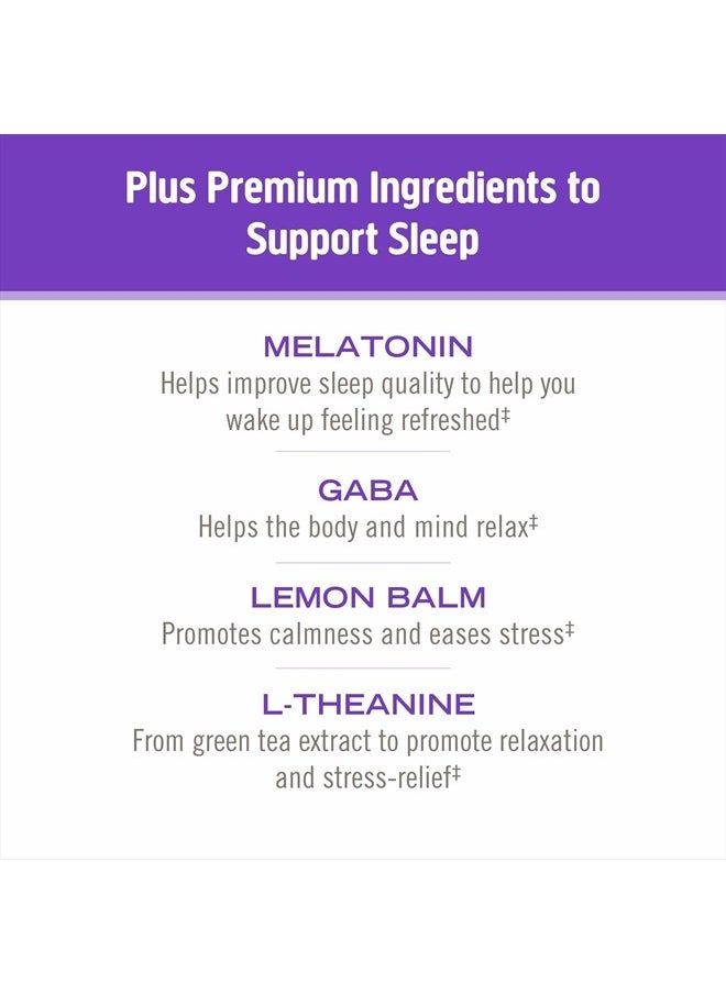 OM - Mushroom Superfood Sleep Mushroom Capsules Superfood Supplement, 90 Count, 30 Days, Reishi, GABA, L-Theanine, Melatonin for Rest & Sleep Quality Superfood Supplement - Image 1