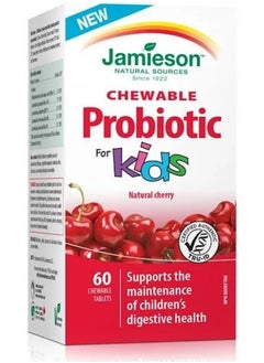 Jamieson Chewable Probiotics for Kids Cherry Flavour 60 Chewable Tablets