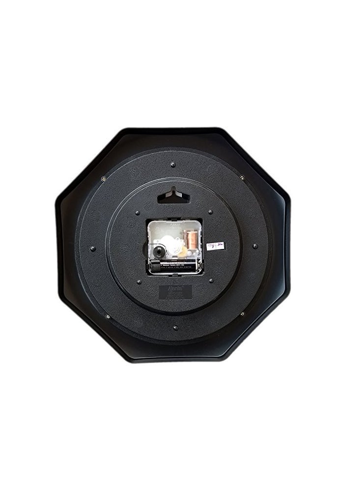 Ajanta Plastic Analog Wall Clock – 25cm x 25cm – Compact Square Design with Brown Frame – Silent Quartz Movement – Ideal for Home, Office & Kitchen (Model 1217) - Image 4