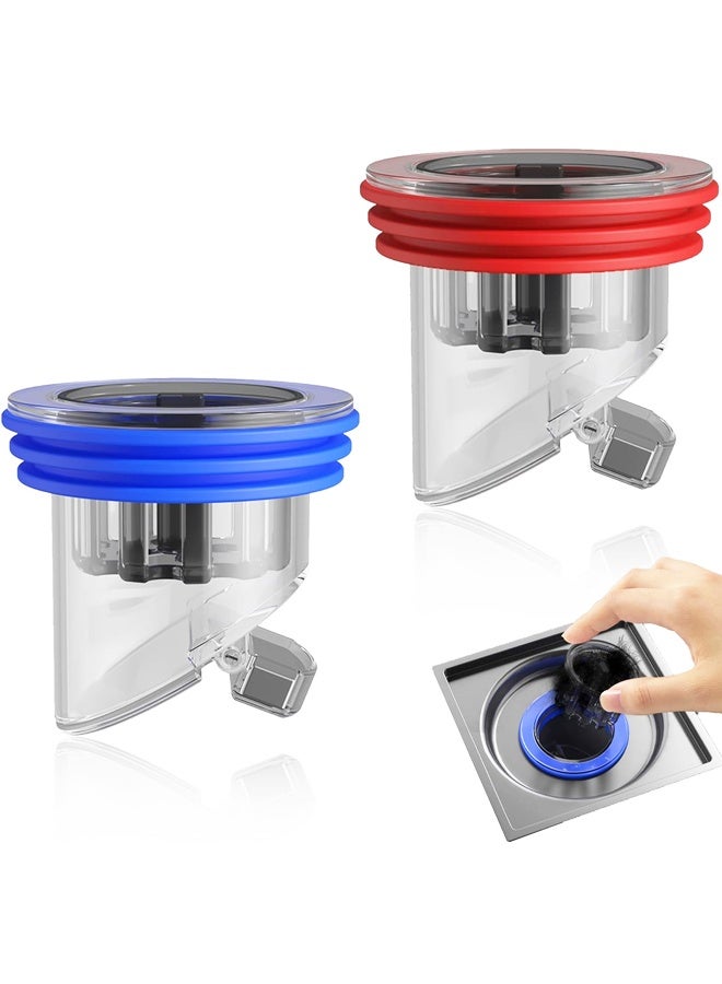 2PCS Drain Backflow Preventer Anti Odor Shower Valve Odor Proof Floor Drain Stopper for Bathrooms Kitchens - Image 1