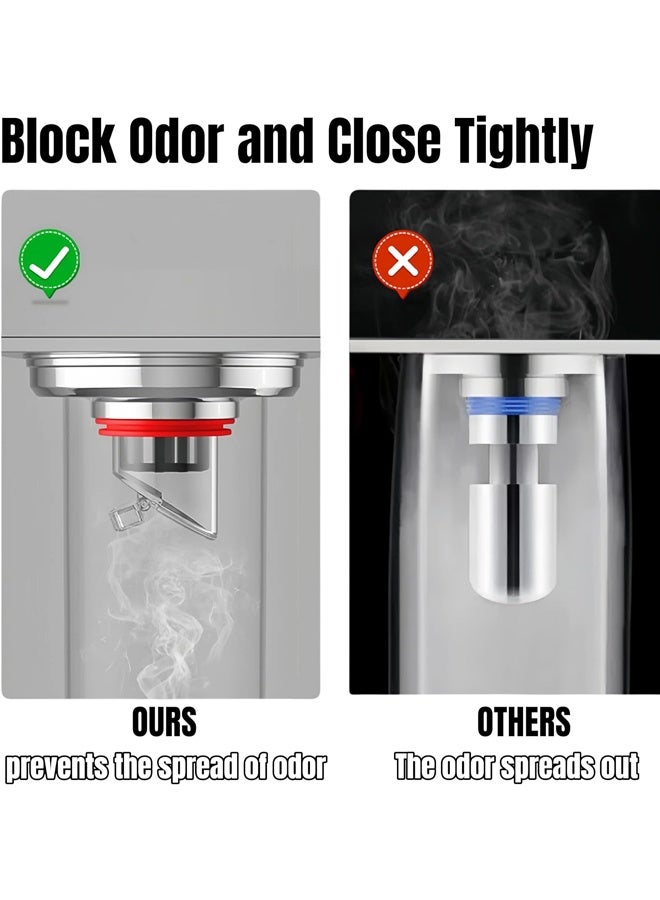 2PCS Drain Backflow Preventer Anti Odor Shower Valve Odor Proof Floor Drain Stopper for Bathrooms Kitchens - Image 5
