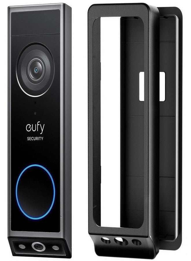 Annkoifu No-Drill Adhesive Doorbell Mount for Eufy Doorbell E340/Wyze Duo Cam Doorbell, Door Mounting Holder Bracket for Eufy E340, Not Block Motion Sensor, Anti-Theft Camera Mount for Wyze Doorbell Camera - Image 1