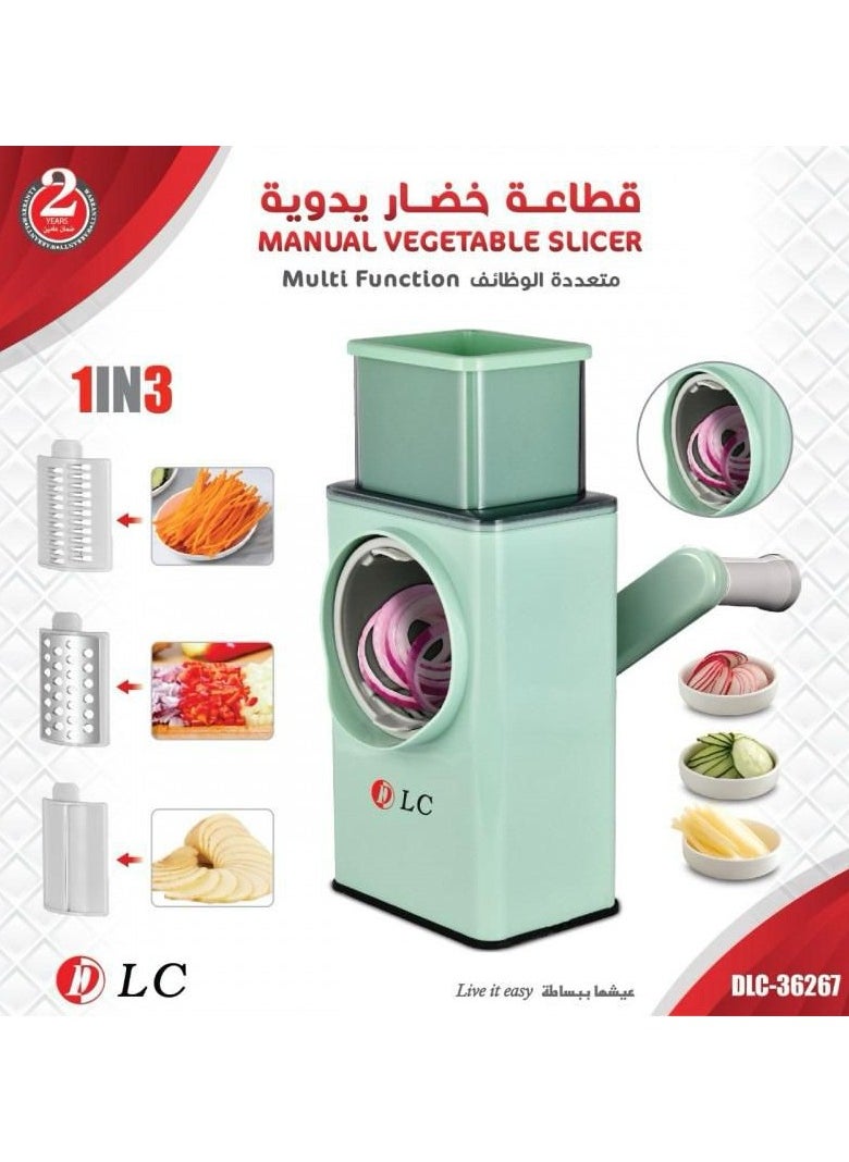 D L C Manual vegetable slicer and grater 