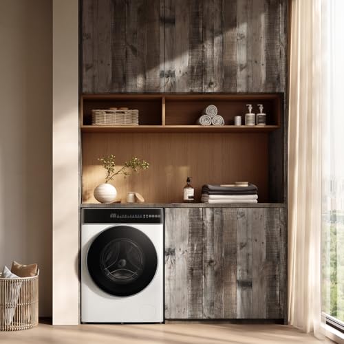 Livebor Gray Shiplap Peel and Stick Wallpaper Wood Contact Paper 17.7”x 393.7” Distressed Wood Wallpaper Peel and Stick Wooden Wall Gray Contact Paper Rustic Shiplap Plank for Walls and Countertops - Image 2