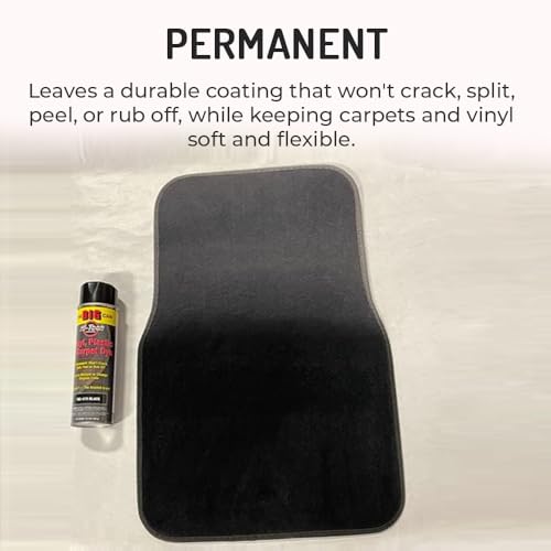 HI-TECH Big Can Vinyl, Plastic, Fabric and Carpet Spray Dye, Black, 15oz | Permanent Color Restorer for Carpet and Upholstery | Won't Crack, Split, Peel, or Rub Off - Image 3