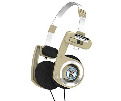Koss Porta Pro Limited Edition On-Ear Headphones, in-Line Microphone, Volume Control and Touch Remote Control, Retro Style, Includes Hard Carry Case, Wired with 3.5mm Plug, Rhythm Beige - Image 2