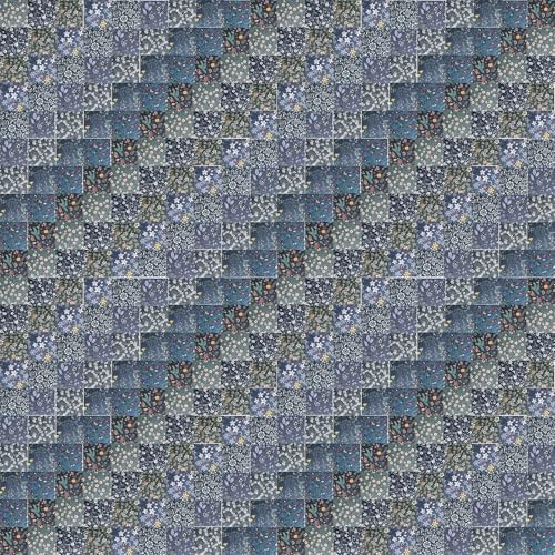 LENAILIN 50pcs 5 x 5 inches Multicolor Cotton Fabric Bundle Squares for Quilting Sewing, Precut Fabric Squares for Craft,Grey - Image 5