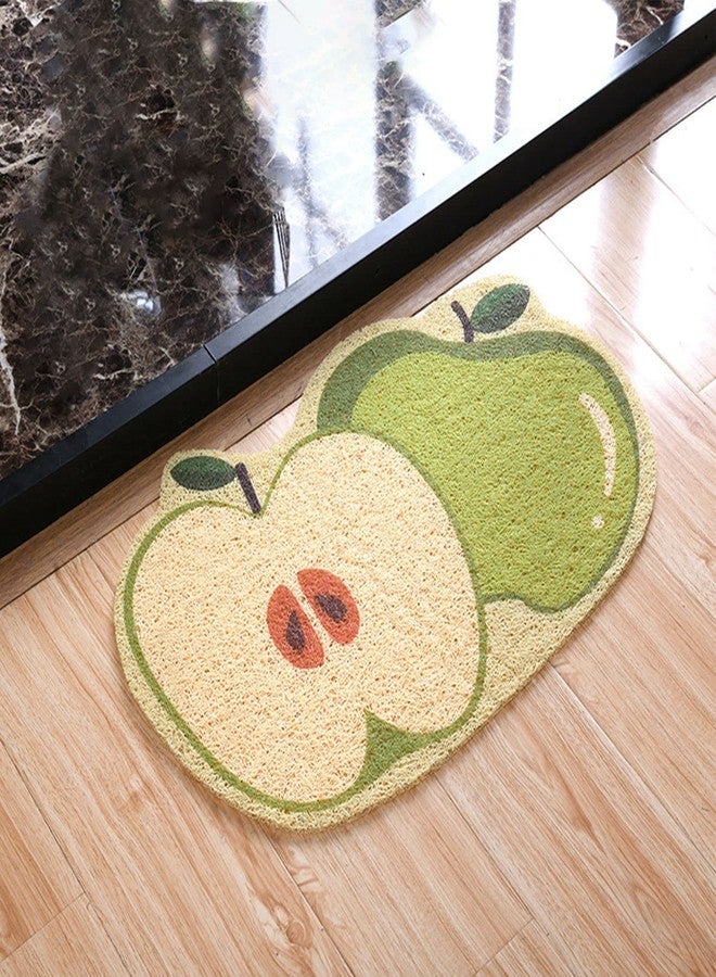 Naroote Cat Litter Mat Litter Trapping Mat Litter Box Mat Flexible Fruit Shape Skid Resistance High Toughness PVC Cat Mats for Litter Large Litter Trapping Mat for Washable Easy Clean (40x60cm / 15.7x23.6in) - Image 2