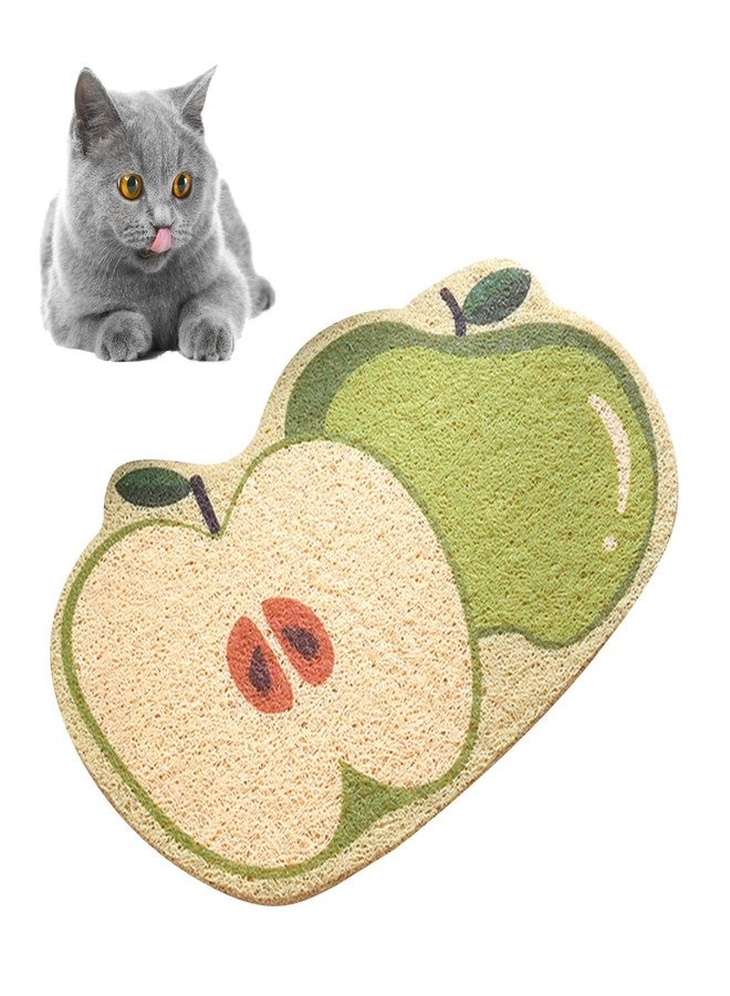 Naroote Cat Litter Mat Litter Trapping Mat Litter Box Mat Flexible Fruit Shape Skid Resistance High Toughness PVC Cat Mats for Litter Large Litter Trapping Mat for Washable Easy Clean (40x60cm / 15.7x23.6in) - Image 3