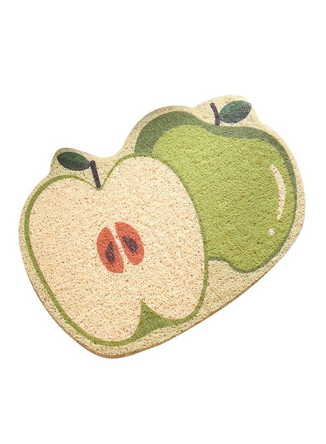 Naroote Cat Litter Mat Litter Trapping Mat Litter Box Mat Flexible Fruit Shape Skid Resistance High Toughness PVC Cat Mats for Litter Large Litter Trapping Mat for Washable Easy Clean (40x60cm / 15.7x23.6in) - Image 1