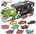 BAODLON Dinosaur Toys for Kids 35 57 Dinosaur Transport Carrier Truck with 10 Mini Car Dinosaur TRex Cars Track Set for Toddlers 34 with Spray Light Sound Birthday Gifts for 3 4 5 6 Year Old Boy - Image 3