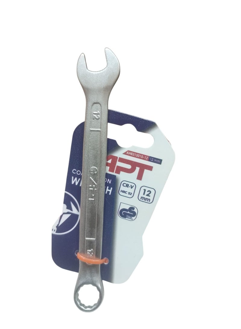 APT GCF-305-12 CR-V Combination Spanner, 12 mm Size