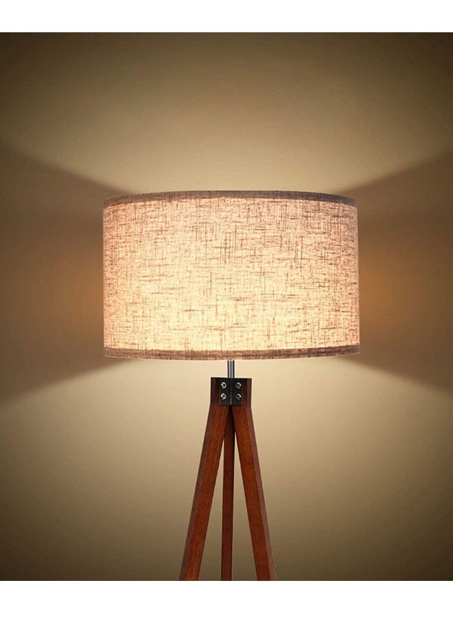 keke Nordic Modern Bedroom linen cover Standing Floor vertical lamp with 9W bulb  - Image 4