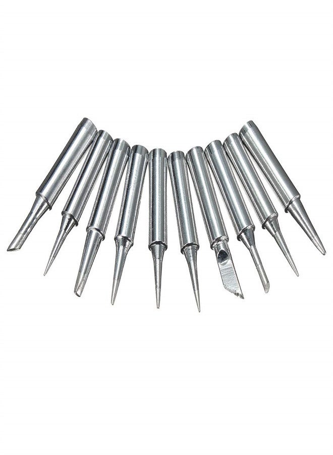 10pcs 900M Soldering Iron Tips Kit, Replacement Solder Iron Tips Kit for Hakko, Radio Shack, TENMA, ATTEN, Quick, Aoyue, Yihua Solder Station
