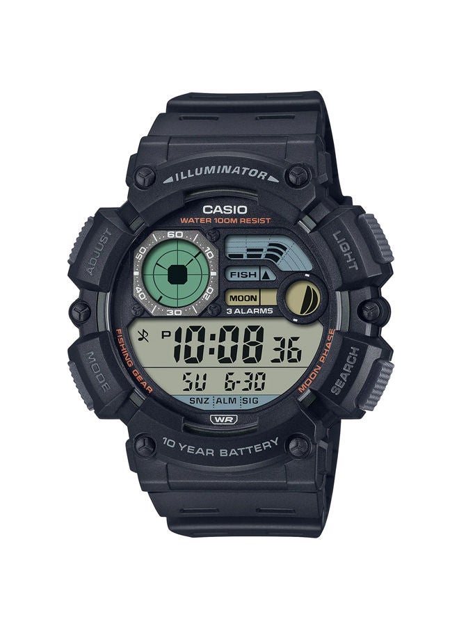 CASIO Resin Digital Watch WS-1500H-1AVDF - Image 1