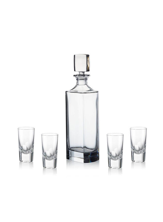 Rogaska طقم زجاجة فودكا مانهاتن من 3 قطع - Image 1