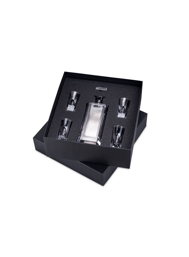 Rogaska طقم زجاجة فودكا مانهاتن من 3 قطع - Image 4