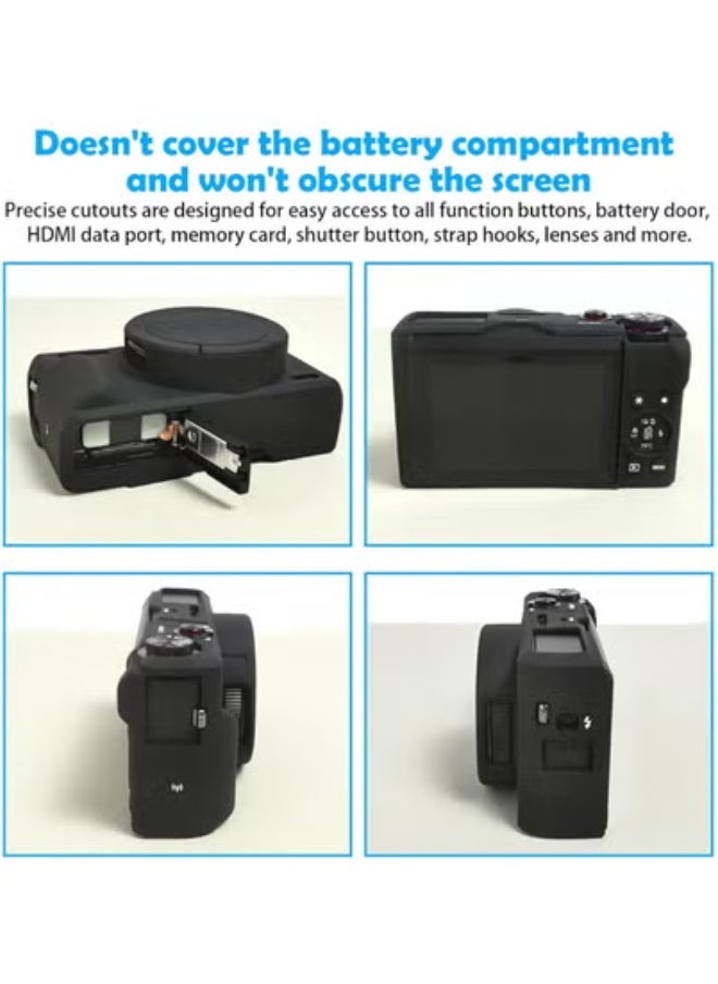General Case for Canon Powershot G7 X Mark III digital camera, soft silicone case and detachable lens cap for Canon Powershot G7X Mark III DSLR  - Image 4
