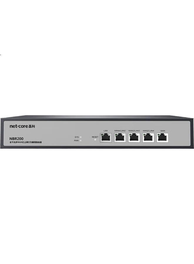 Netcore Nbr200 Full Gigabit Enterprise Router, Multiple Wan Ports, Vpn Virtual Private Network, Cloud Management, Ac Management, Bandwidth Overlapping, 200 Device Capacity - Image 3