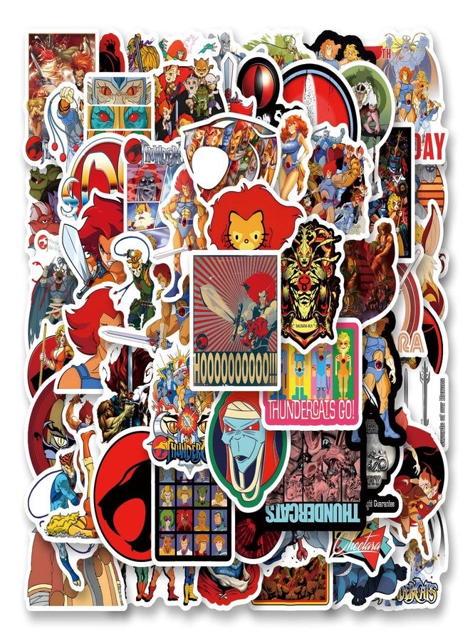 YEESACG 60pcs Classic Anime Sticker, Cute Cartoon Vinyl Waterproof Stickers for Water Bottle,Skateboard,Laptop,Phone,Journaling,Scrapbooking Decals for Party Supply Decor - Image 1