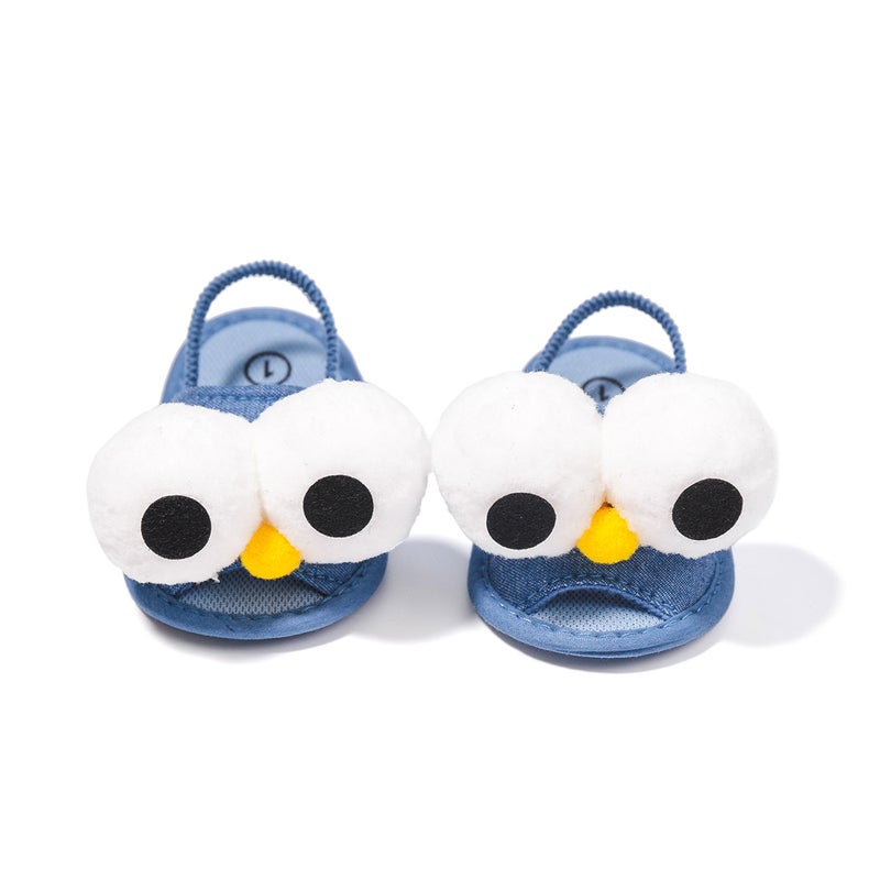 Summer New Children's Slippers 0-1 Year Old Toddler shoes Cute Big Eyed baby shoes baby Sandals baby shoes - Image 4