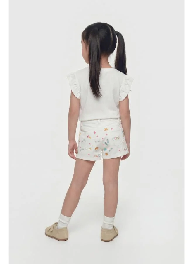 GUESS Infant Printed Denim Shorts