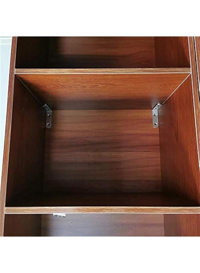 6PCS Heavy Duty Stainless Steel Corner Braces L Brackets 2.5x2.5, 90 Degree Joint Right Angle L Shape Bracket for Furniture Wood Cabinets Shelf,Package Include Screws  - Image 5