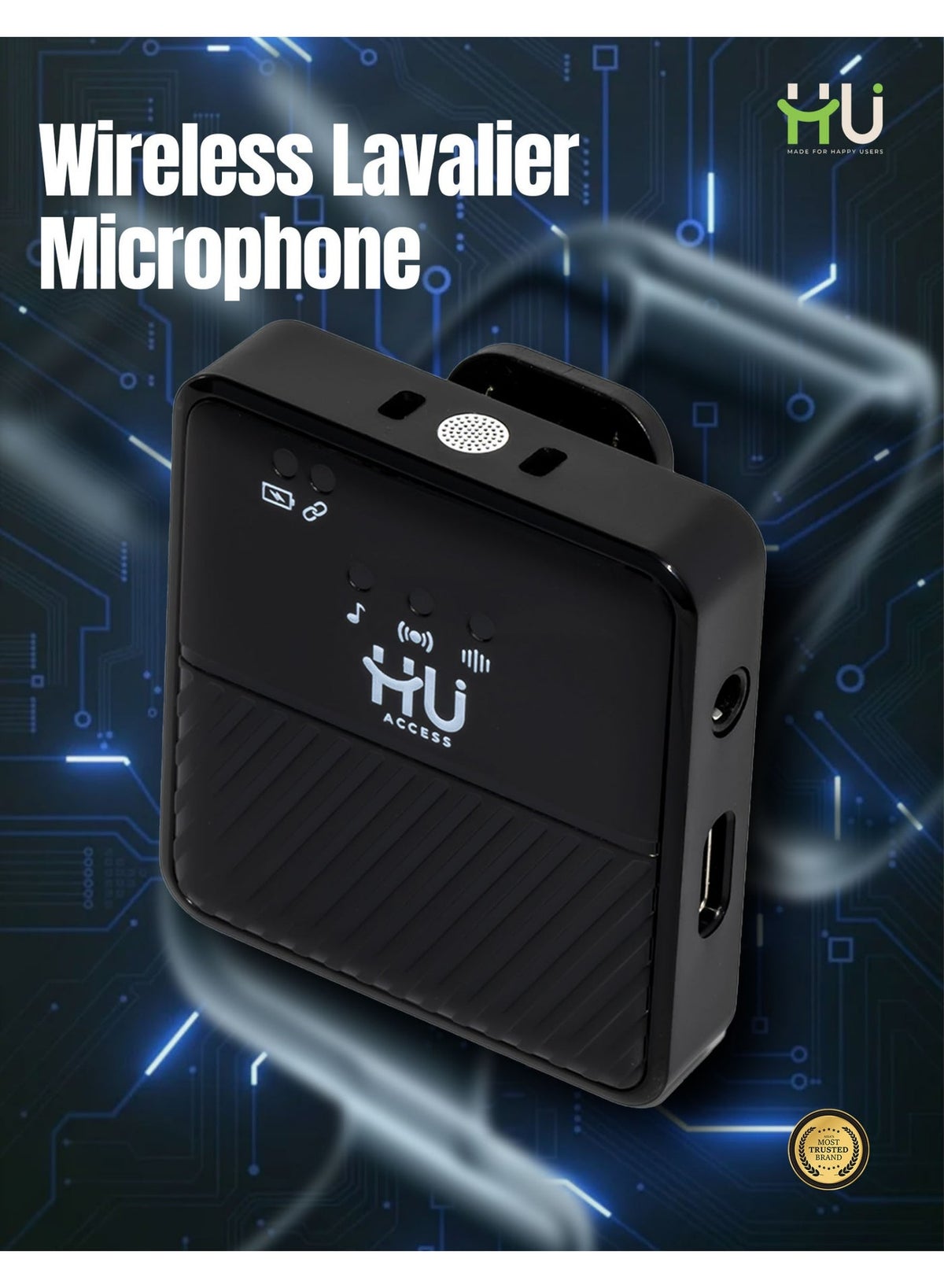hu Hu Wireless Lavalier Microphone 2 100 g Z507F293137811A82FCC3Z