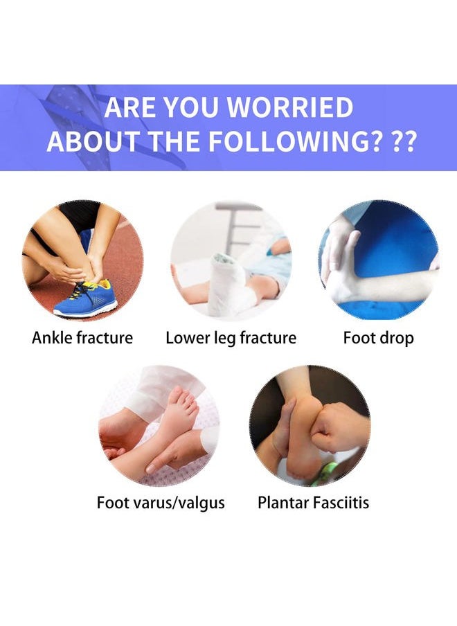 GHORTHOUD - Kids AFO Drop Foot Brace for Child Toddler Ankle Foot Orthosis Pediatric Afo Night Splint Walking with Shoes or Sleeping Othopedic Drop Foot Support for Children (Small-Right) - Image 1