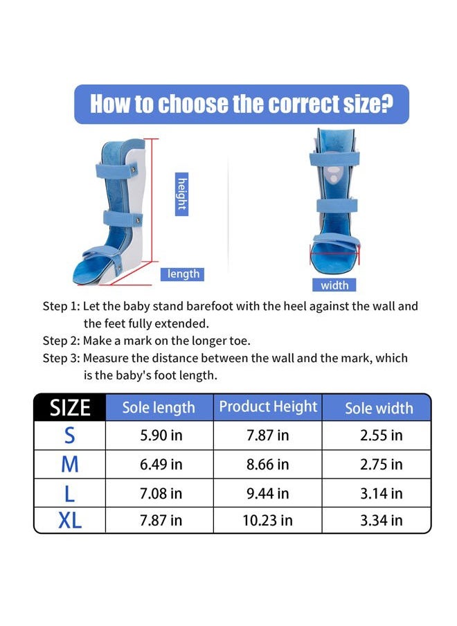 GHORTHOUD - Kids AFO Drop Foot Brace for Child Toddler Ankle Foot Orthosis Pediatric Afo Night Splint Walking with Shoes or Sleeping Othopedic Drop Foot Support for Children (Small-Right) - Image 1