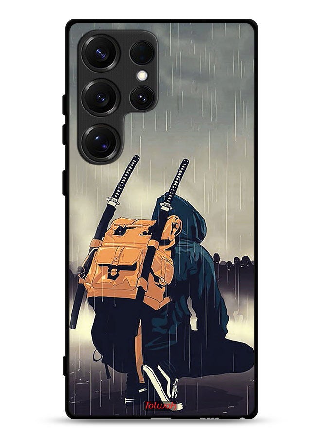 Tolwak Samsung Galaxy S25 Ultra Protective Case Cover Sword Samurai Digital Art - Image 1
