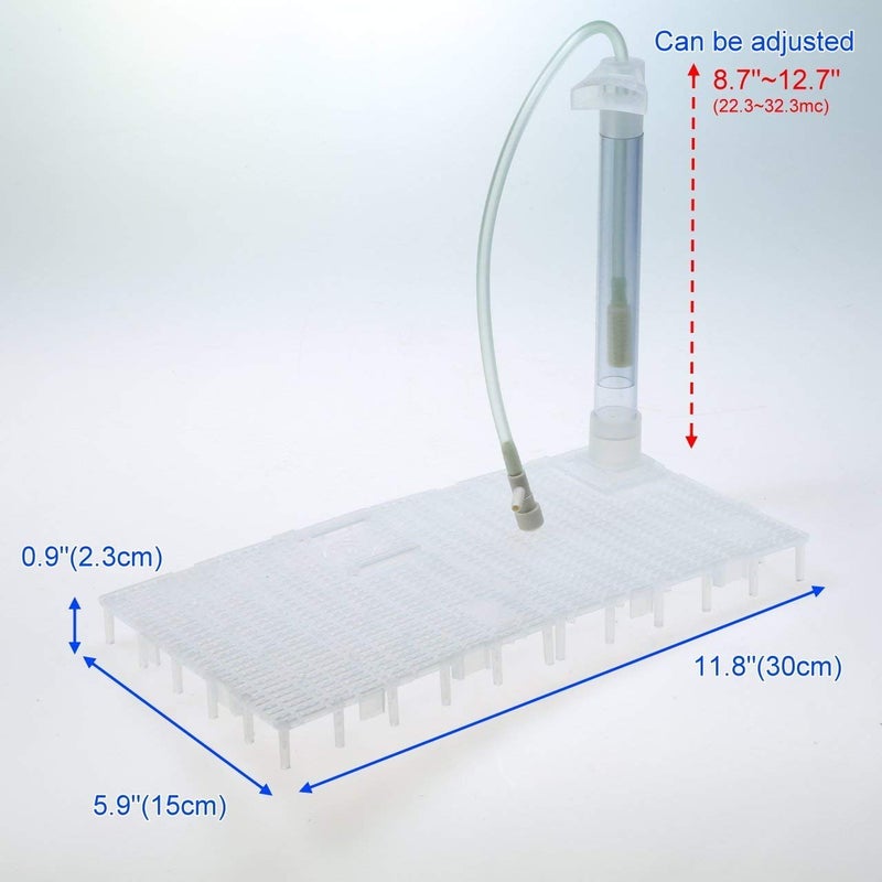 CORISRX BEST OF YOUR LIFESTYLE Undergravel Filter 11.8" X 5.9" Fish Tank Under Gravel Filter - Image 2