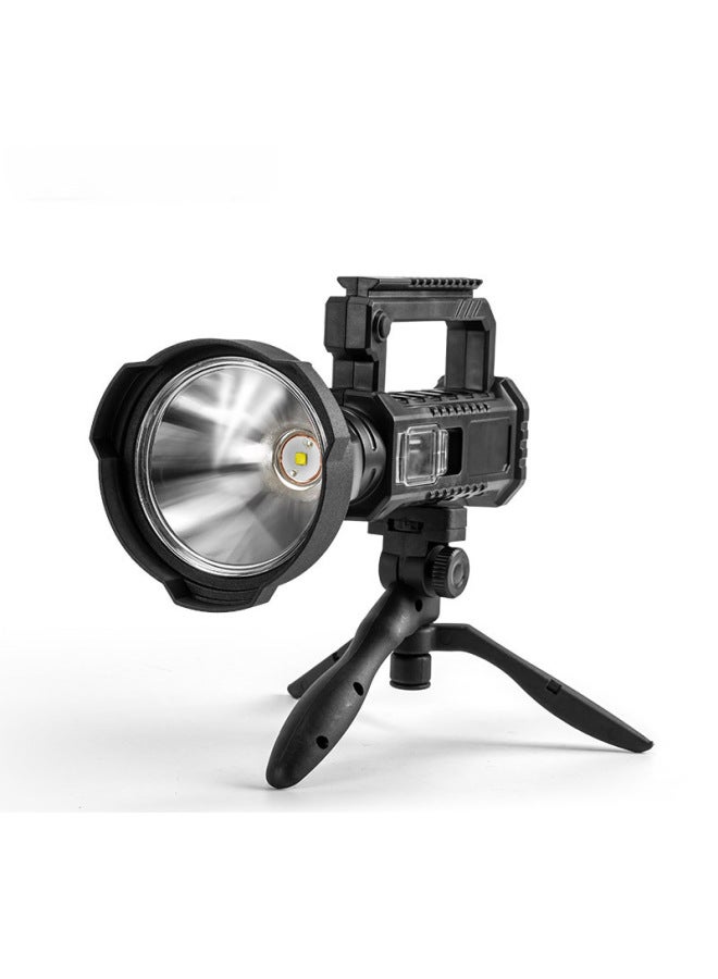 Multifunctional Charging P50 Searchlight High-intensity Handheld Flashlight Outdoor Portable Night Fishing Lamp-Color:W5119 Portable Lamp Details (with Bracket) - Image 4