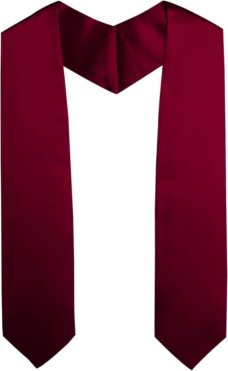 SAMDEEMI Unisex Adult Plain Graduation Stole Sash 60" long - Image 1