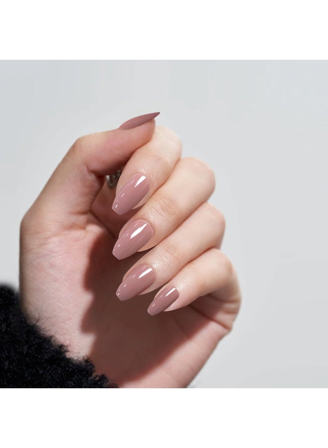 tyla Press On Nails Coffin Garnet # 10 - Image 2