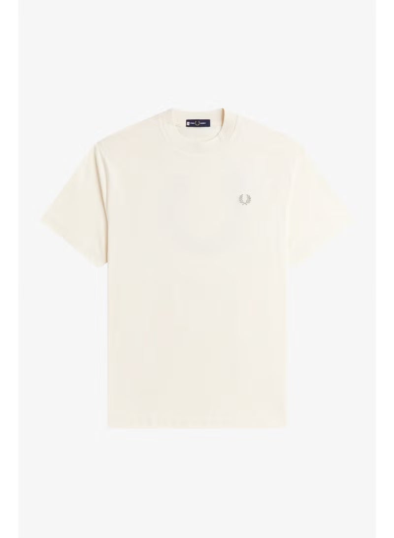 FRED PERRY Round-neck Embroidered Logo Casual Short Sleeve Shirt - Image 4