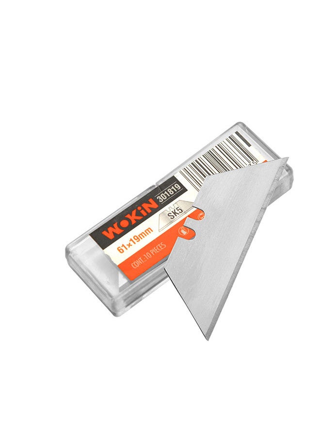 WOKIN Wokin Blade Set - Orange And Black, 10 Pieces, 61 X 19Mm 